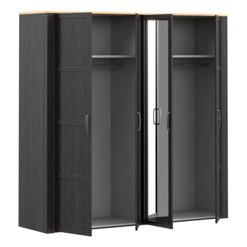 Szafa ubraniowa 216 cm Dąb Riviera / Dąb Cabezone